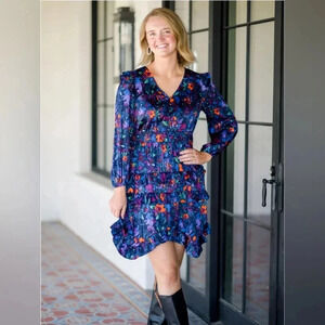 The Pioneer Woman Tiered Ruffle Dress with Long Sleeves,‎ Women's, Size1X